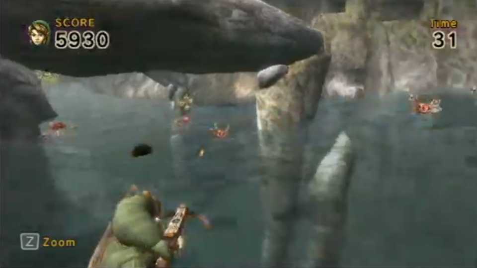 Link's Crossbow Training In Game Screenshot 2