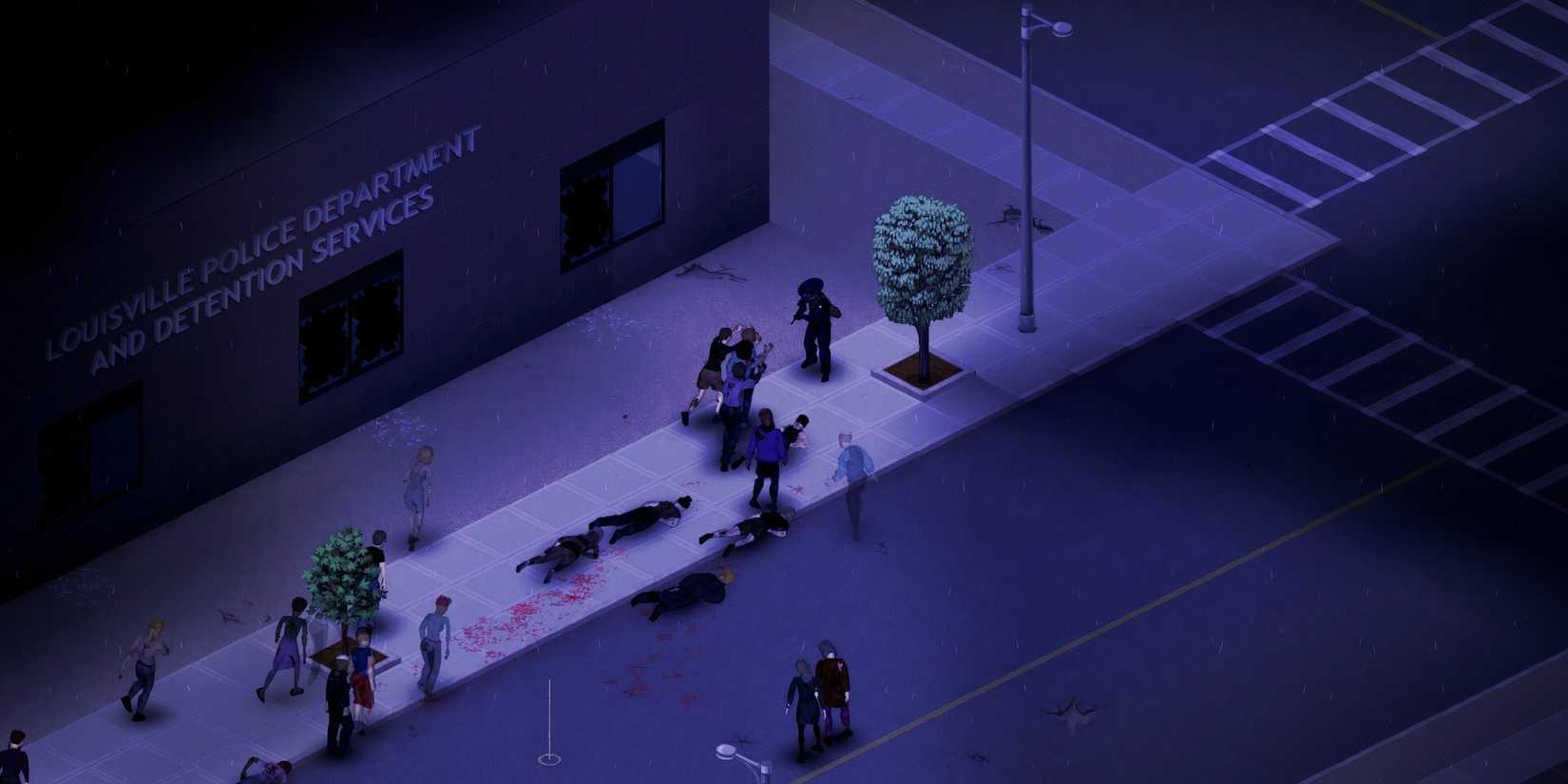 sheriff hat shooting zombies