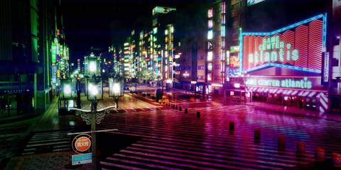 Judgment Kamurocho at night