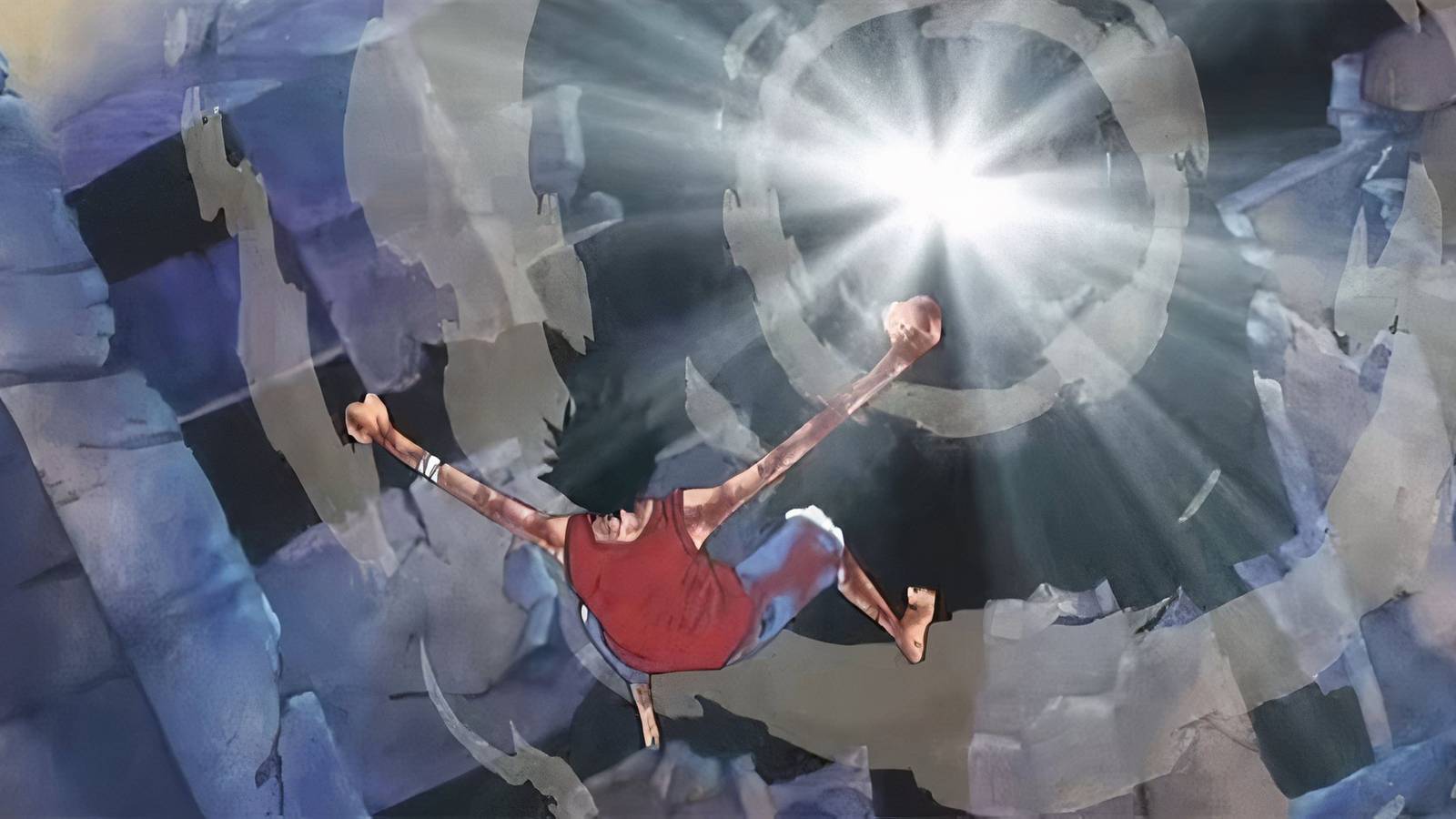 Luffy Beats Crocodile