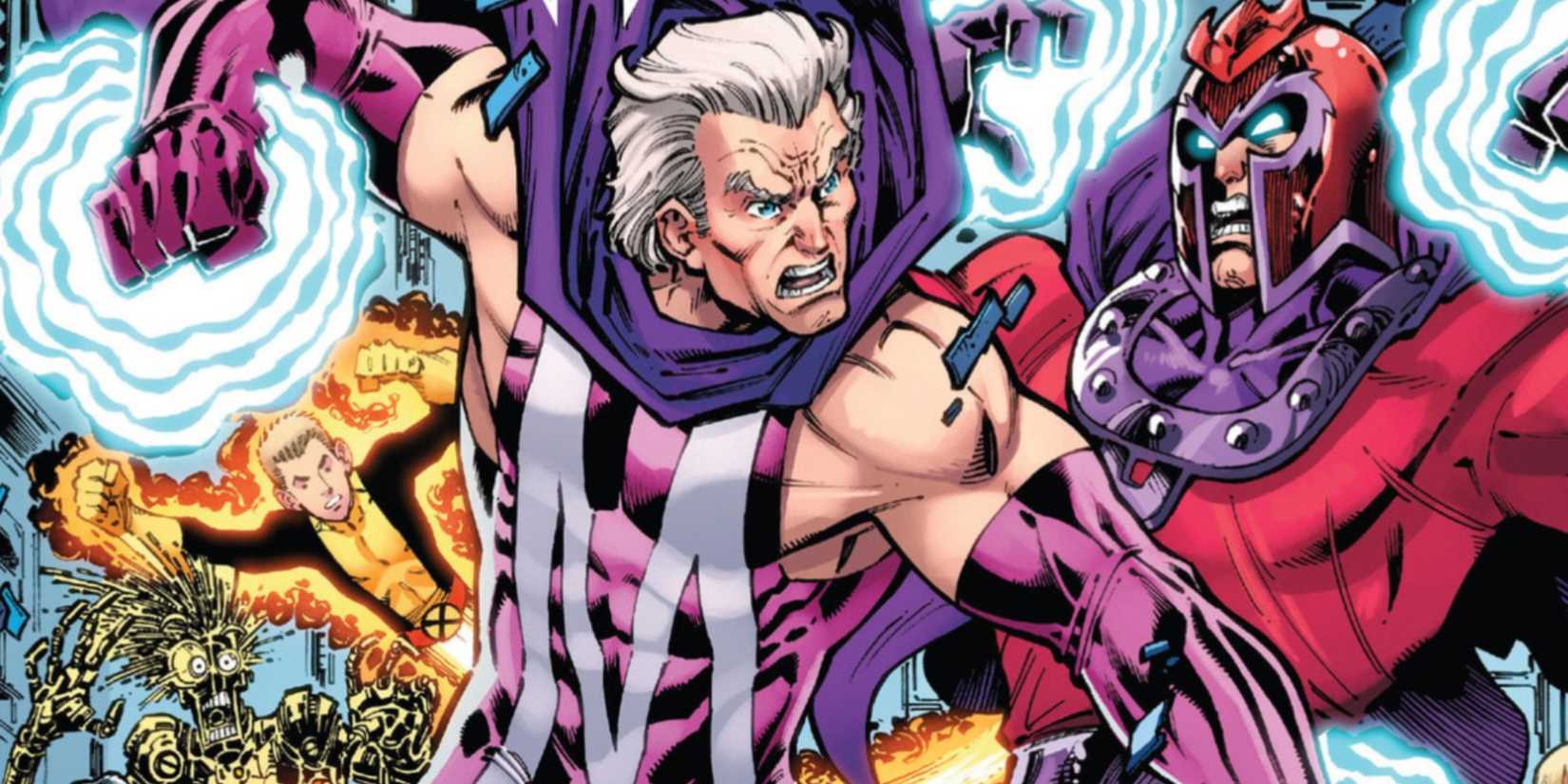 Magneto in his X-Man uniform in Magneto #4
