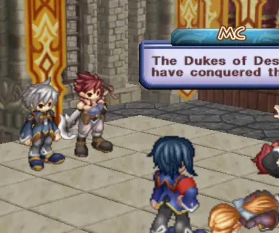 Mc telling Vayne and Flay that Dukes of Destruction have conquered the school