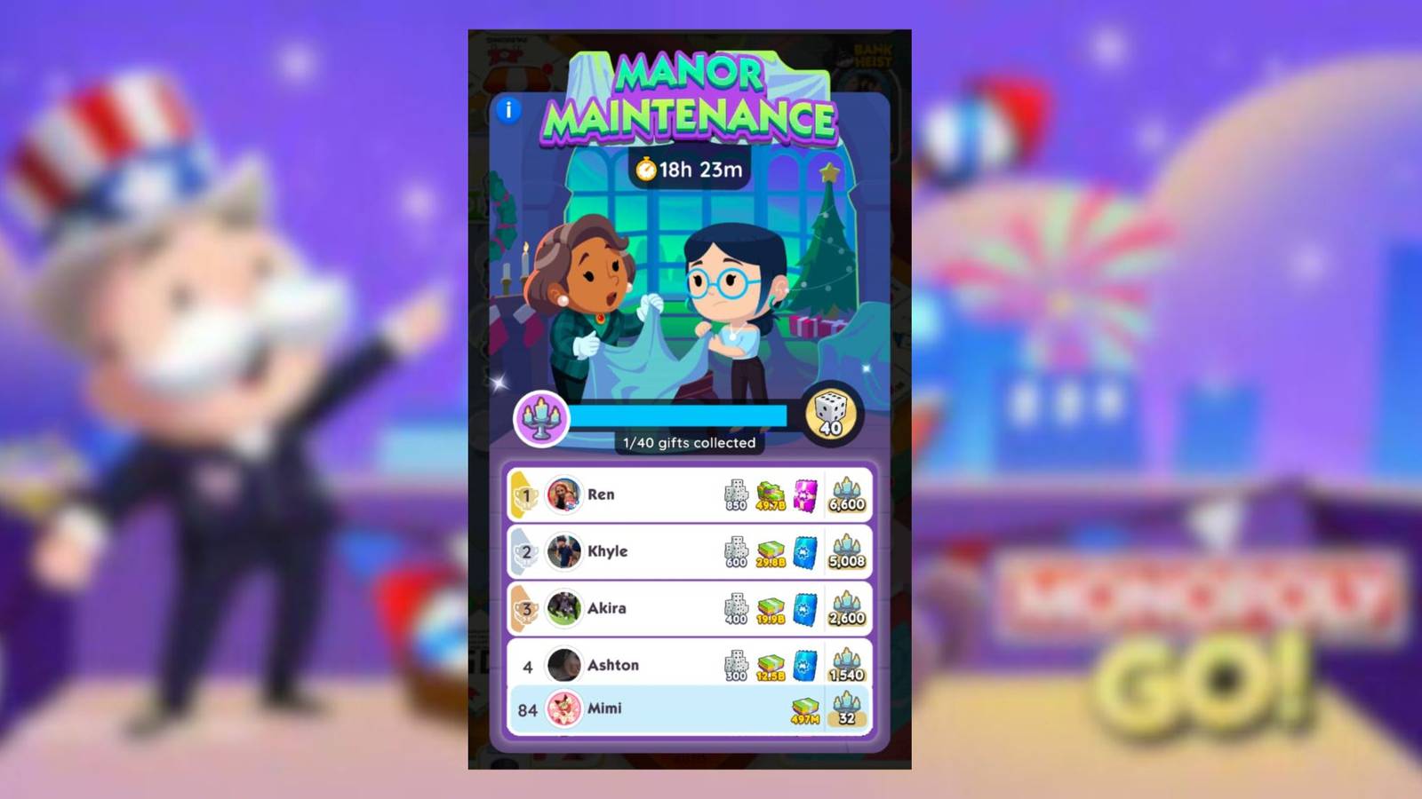 manor maintenance monopoly go