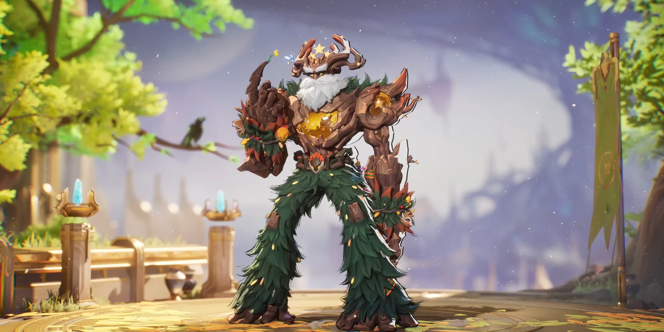 Groot's winter skin in Marvel Rivals