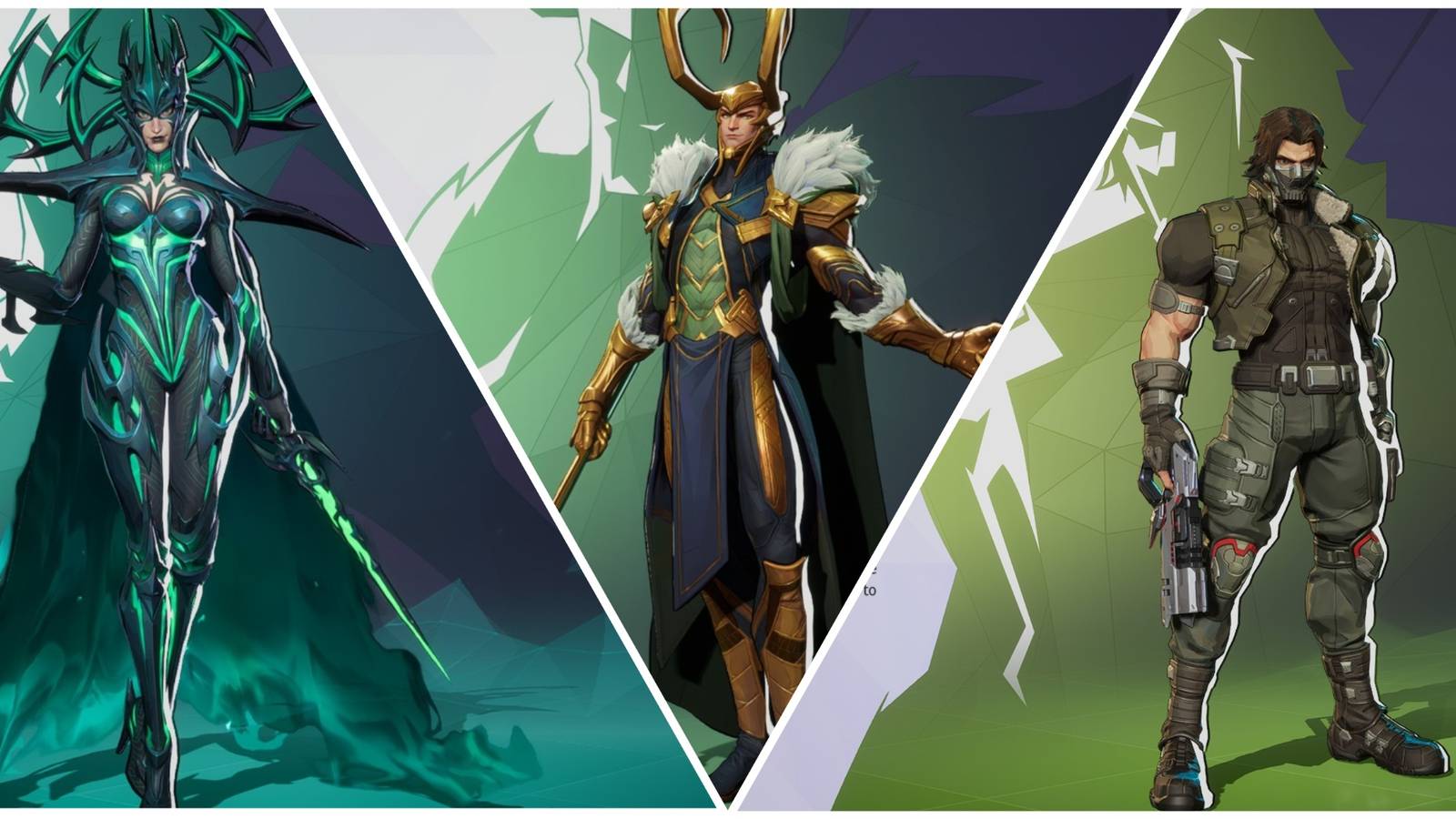 Marvel Rivals Hela Loki Winter Soldier Split Image