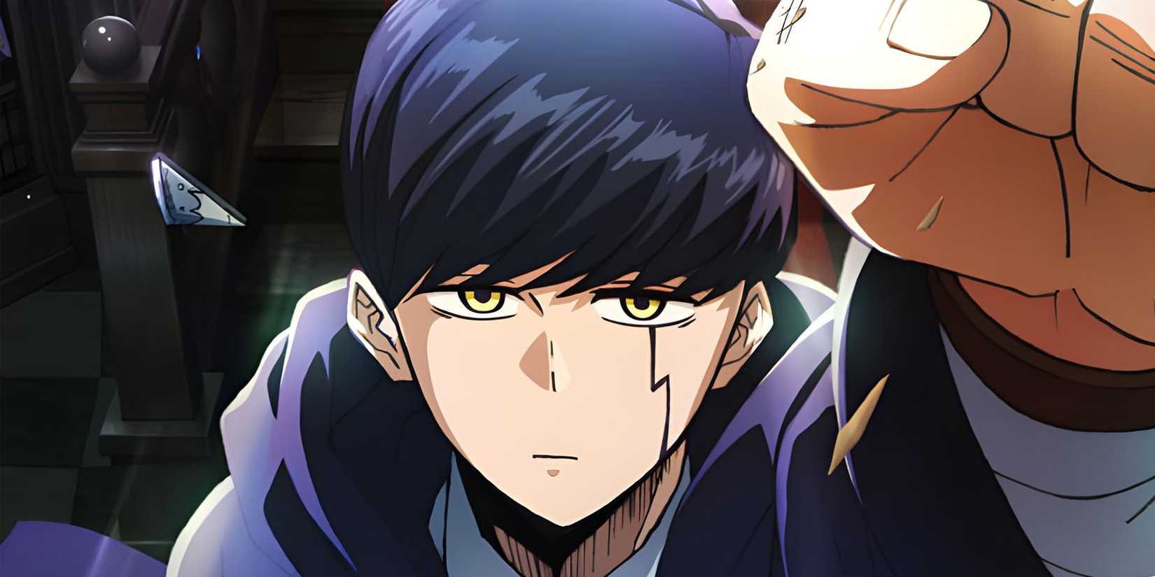 mashle raised fist anime