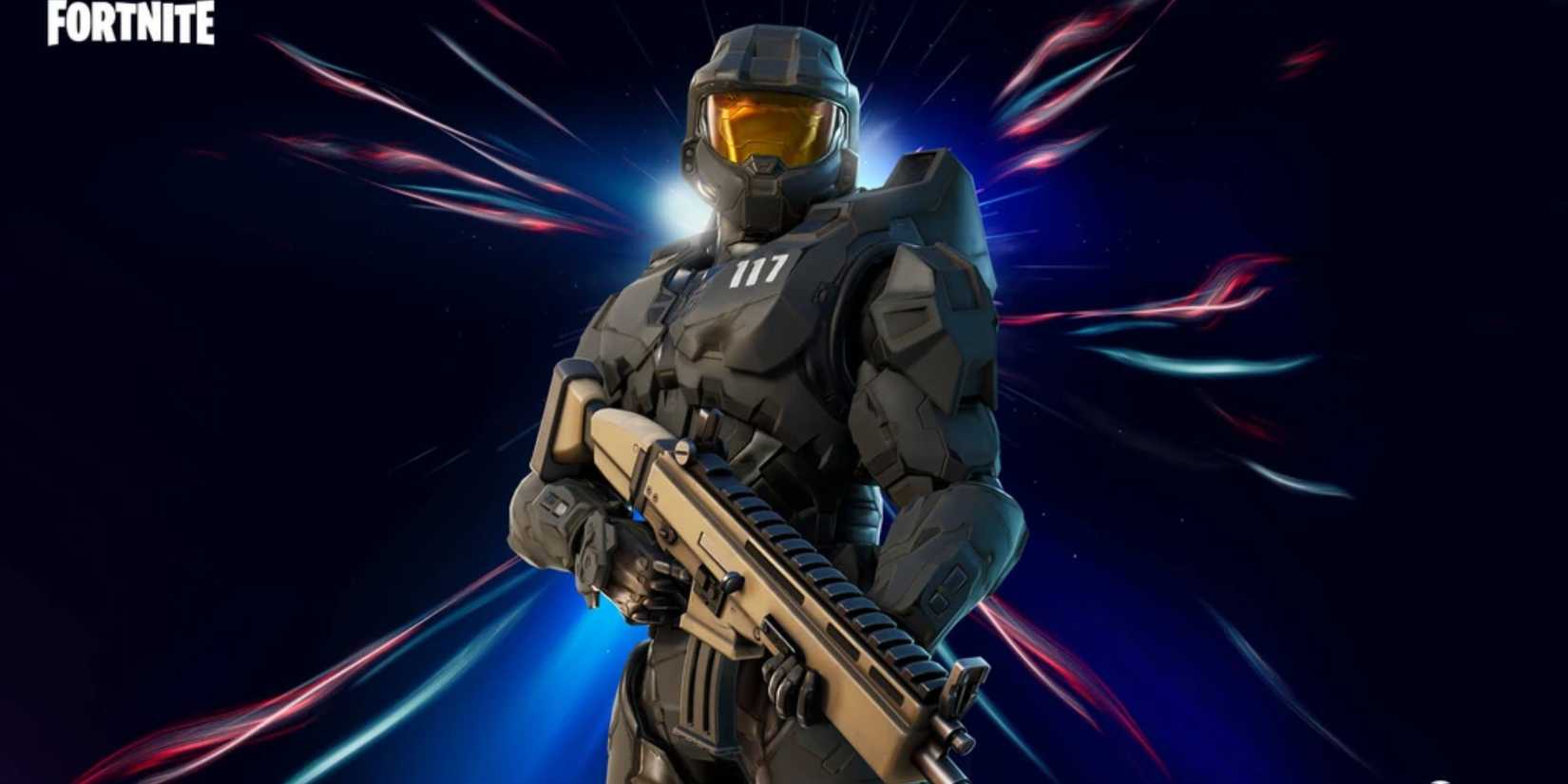 matte black master chief in fortnite