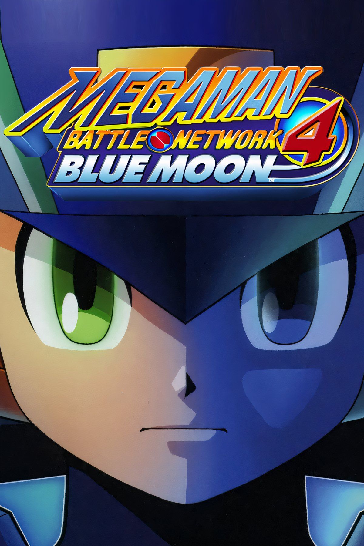 Mega Man Battle Network 4 Blue Moon Tag Page Cover Art