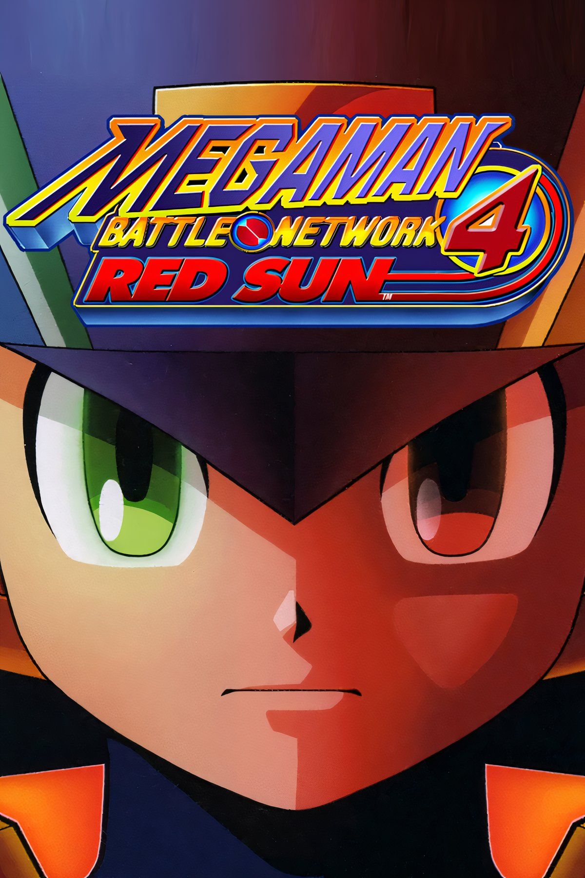 Mega Man Battle Network 4 Red Sun Tag Page Cover Art