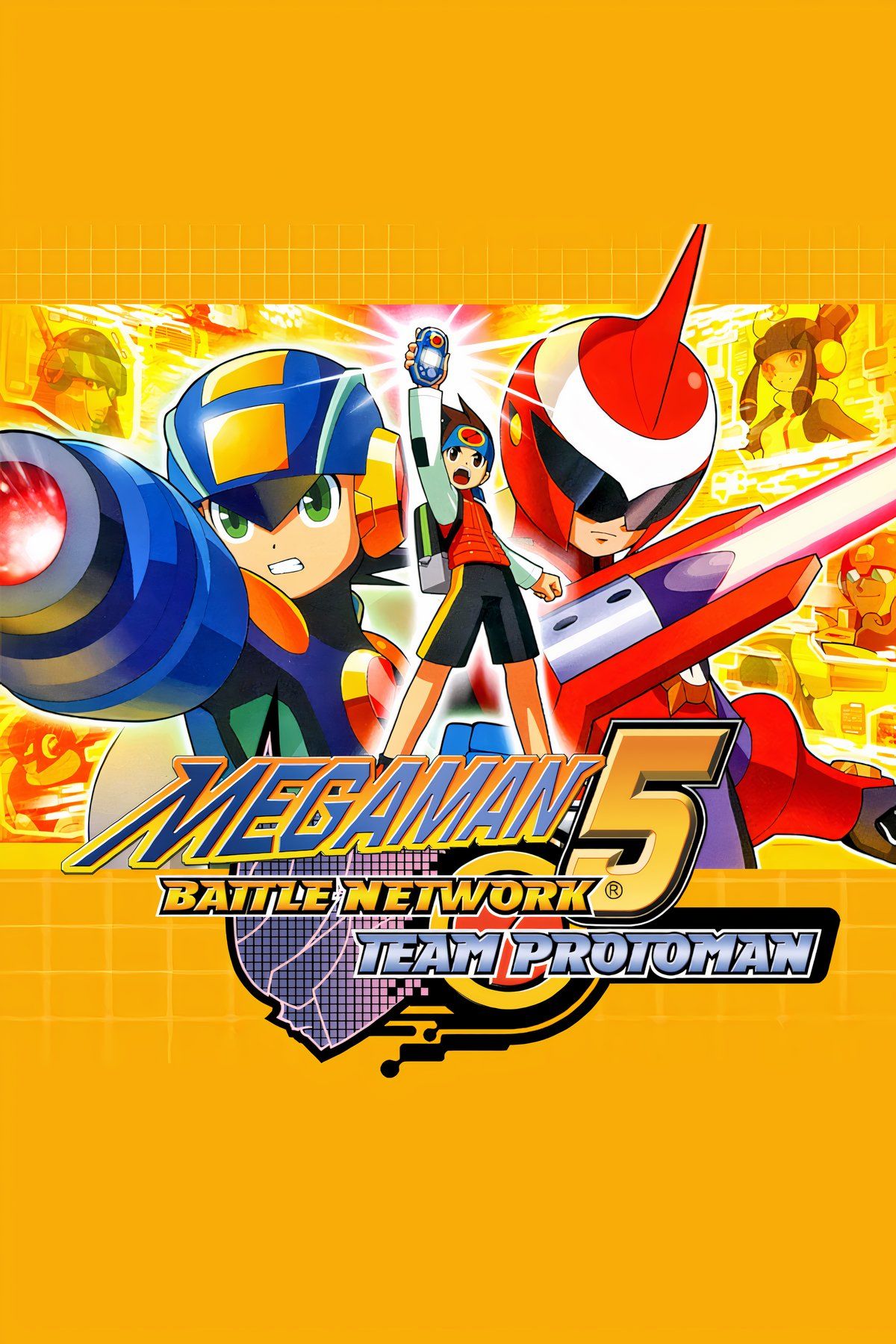 Mega Man Battle Network 5 Team Protoman Tag Page Cover Art