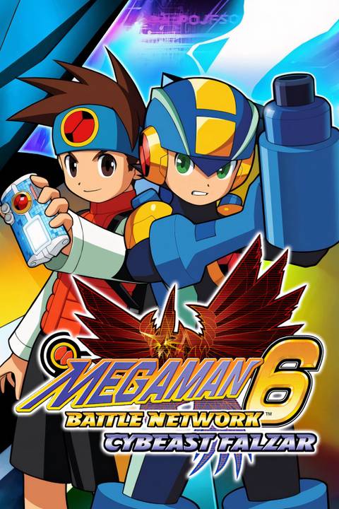 Mega Man Battle Network 6 Cybeast Falzar Tag Page Cover Art