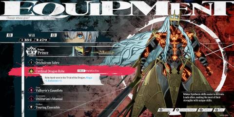 The Cardinal Dragon Robe Equipped By The Protagonist 