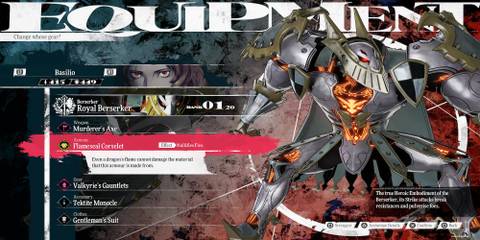 The Flameseal Corselet Equipped By Basilio