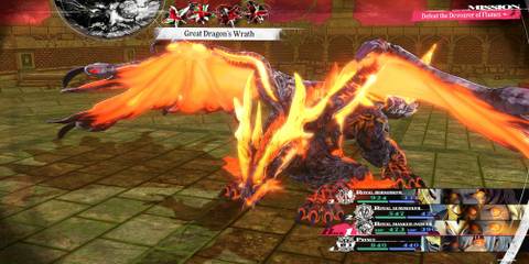 The Devourer Of Flames Using Great Dragon's Wrath 