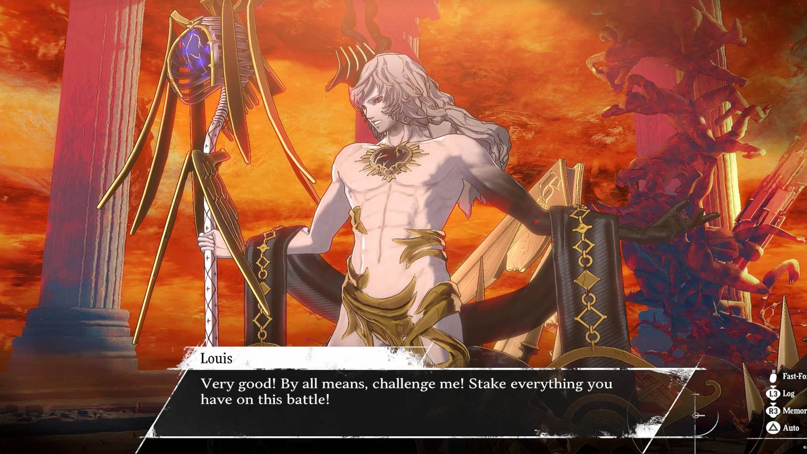 Archdemon Louis Talking To The Party 