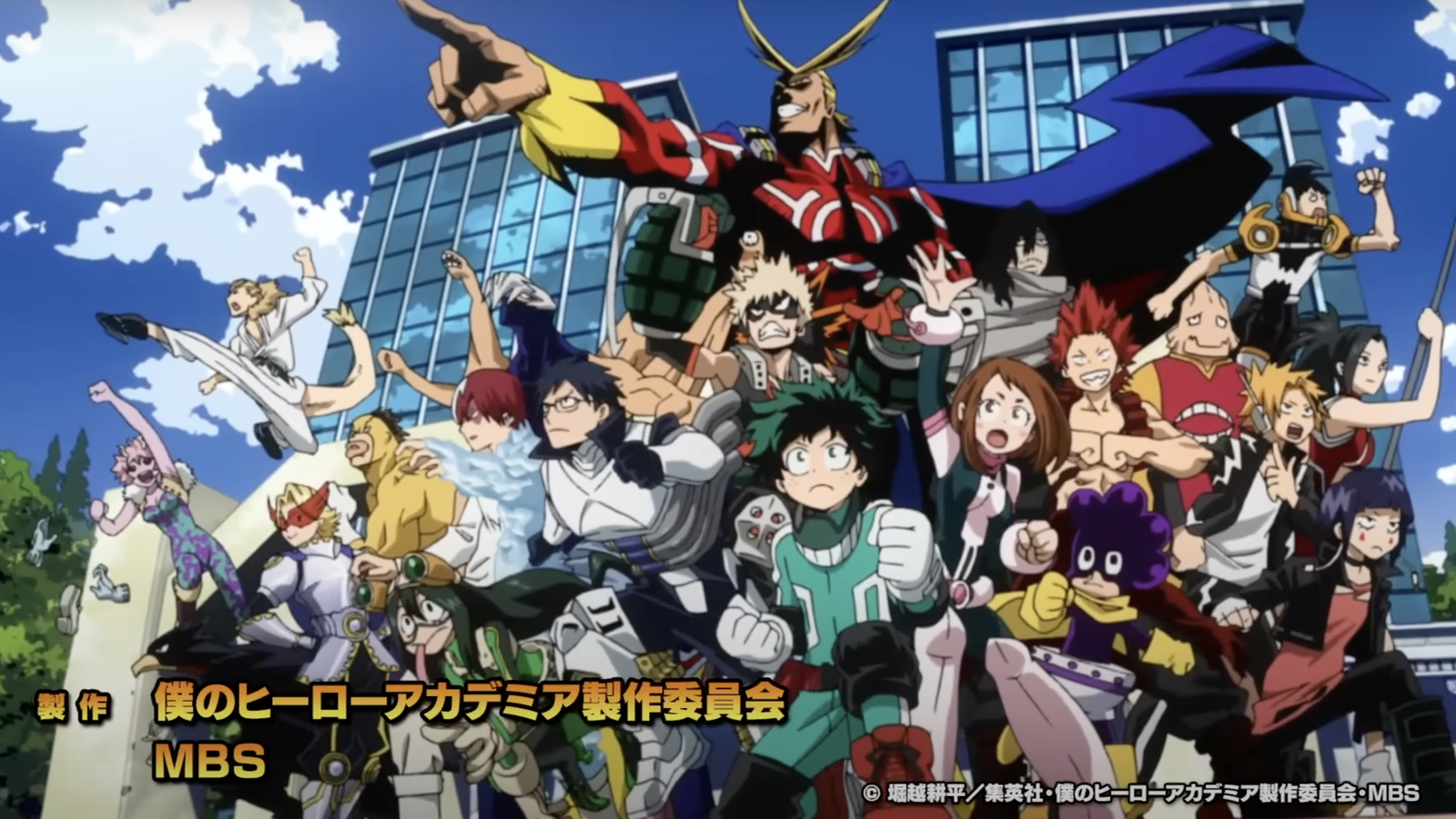 mha opening 1 all characters