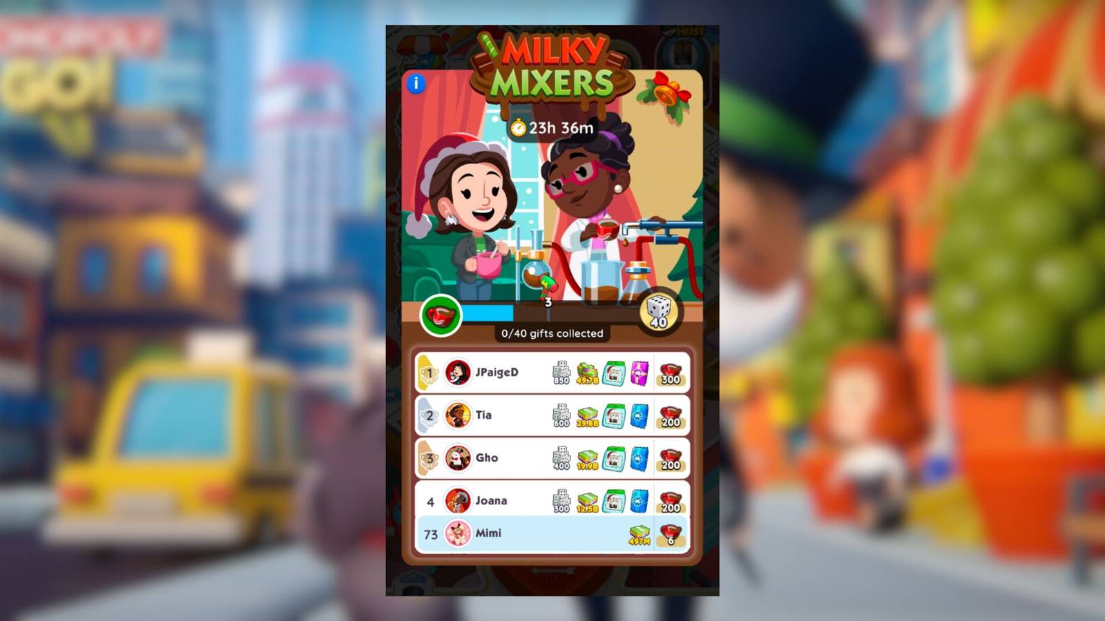 milky mixers monopoly go