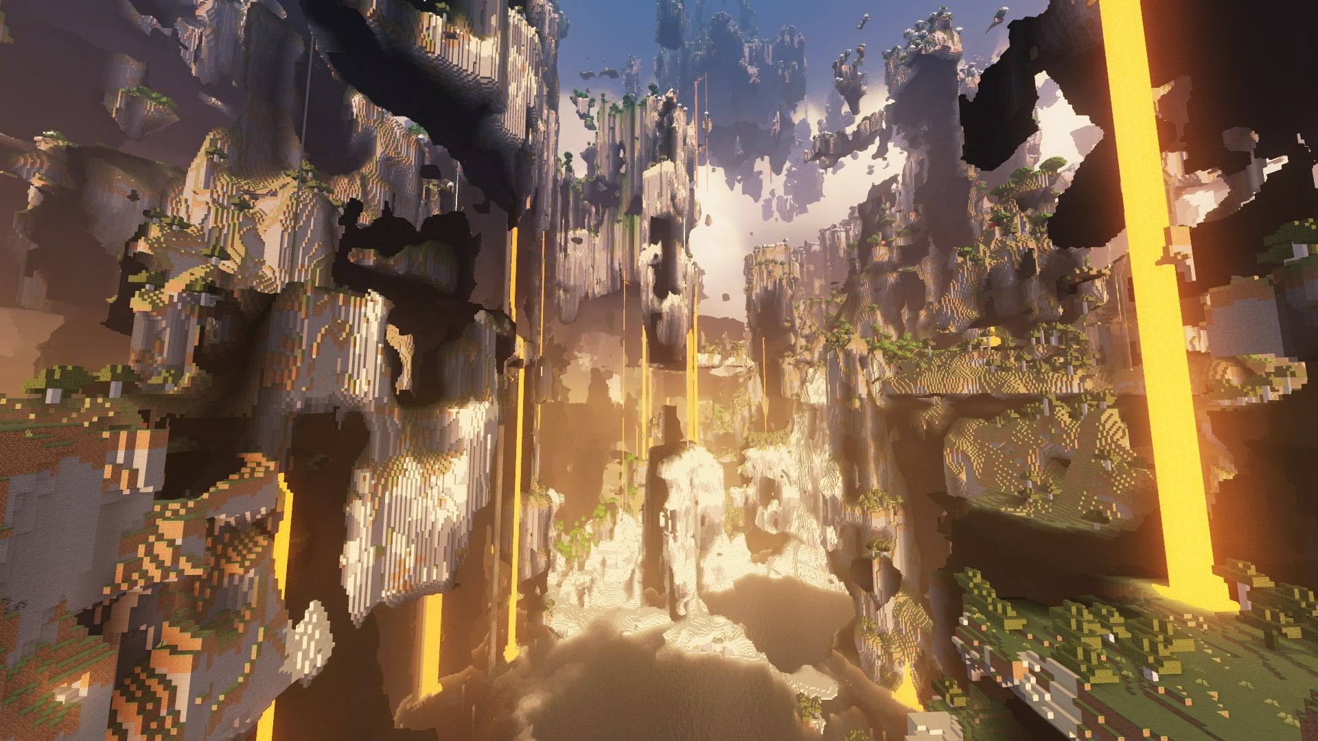 Minecraft Player Shows Just How Cool a Sky Island Biome Could Look