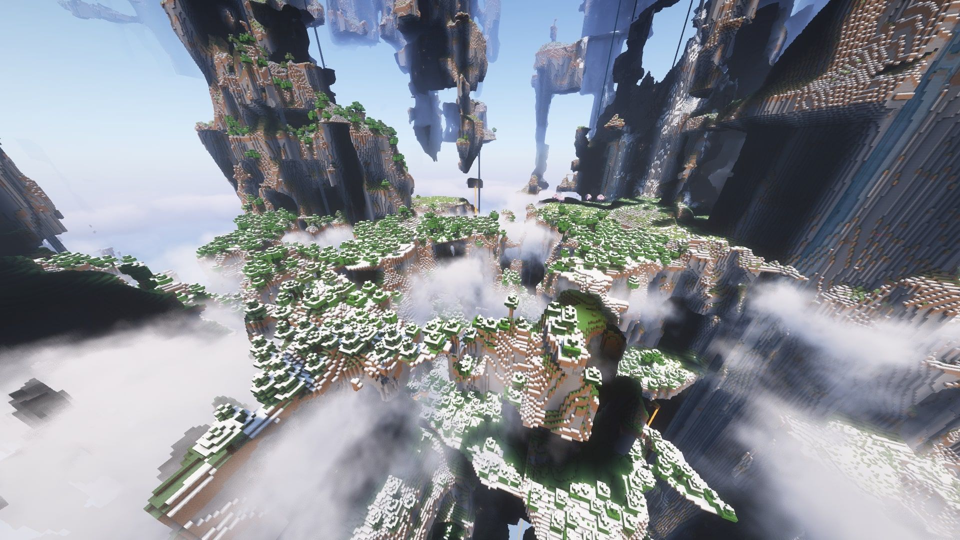 Minecraft Player Shows Just How Cool a Sky Island Biome Could Look