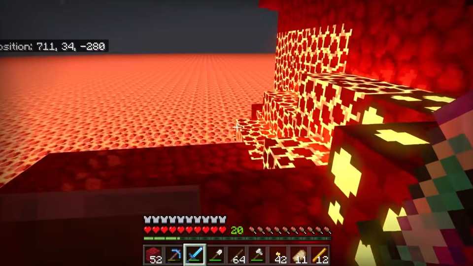 Tangkapan layar dalam game Minecraft