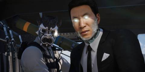 Mister Negative and one of his demons.