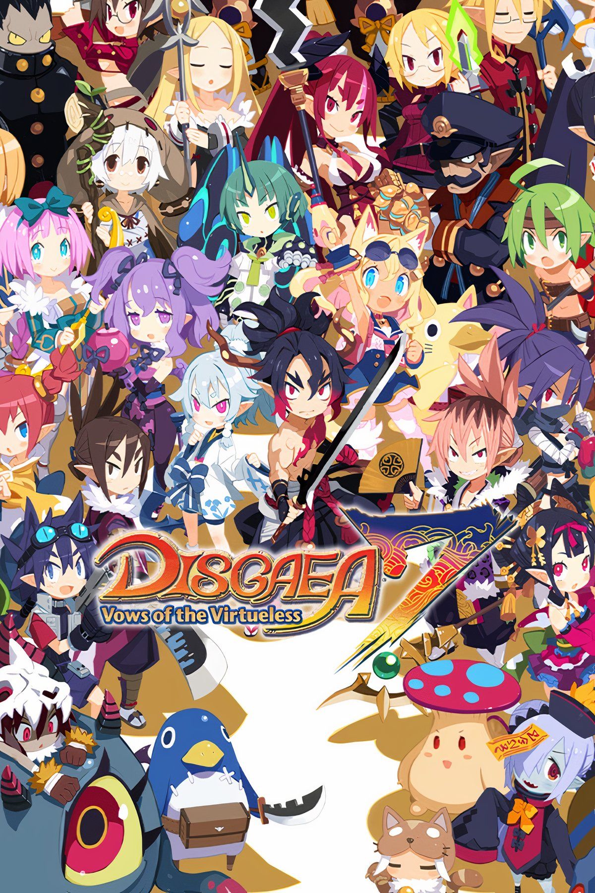 Disgaea 7: Vows of the Virtueless Tag Page Cover Art