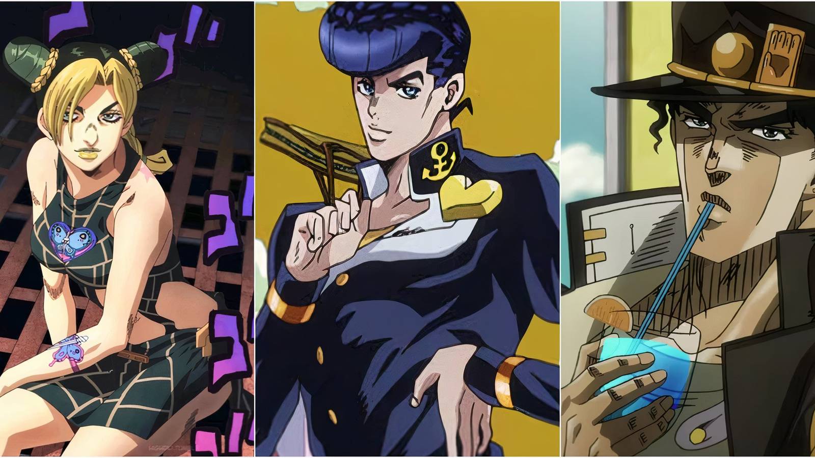 Jolyne, Josuke, Jotaro 