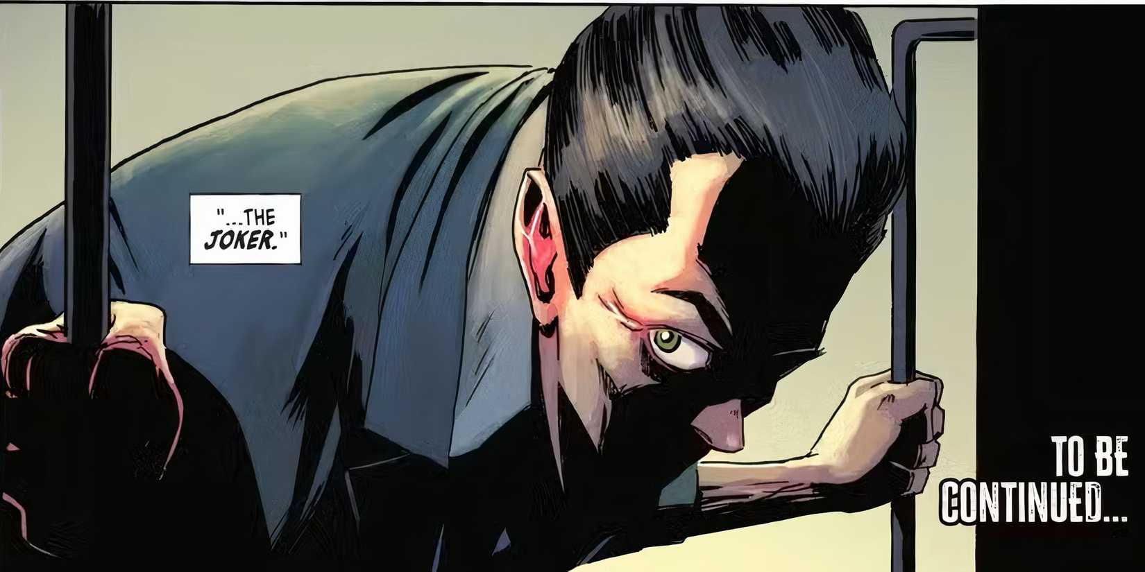 first tease of the joker in absolute Batman