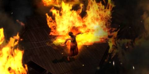 White Day: A Labyrinth Named School - fire