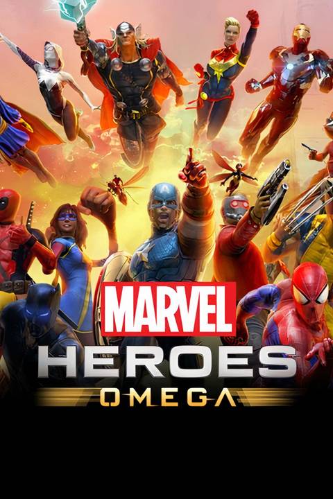 Marvel Heroes Tag Page Cover Art