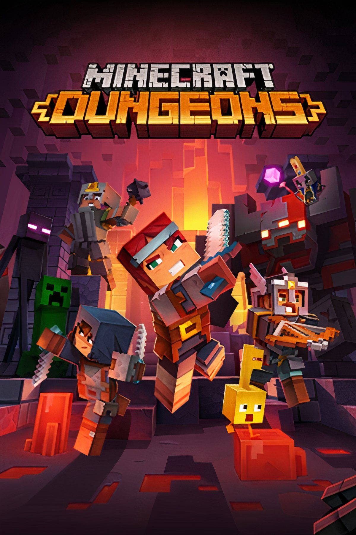 Minecraft Dungeons Tag Page Cover Art