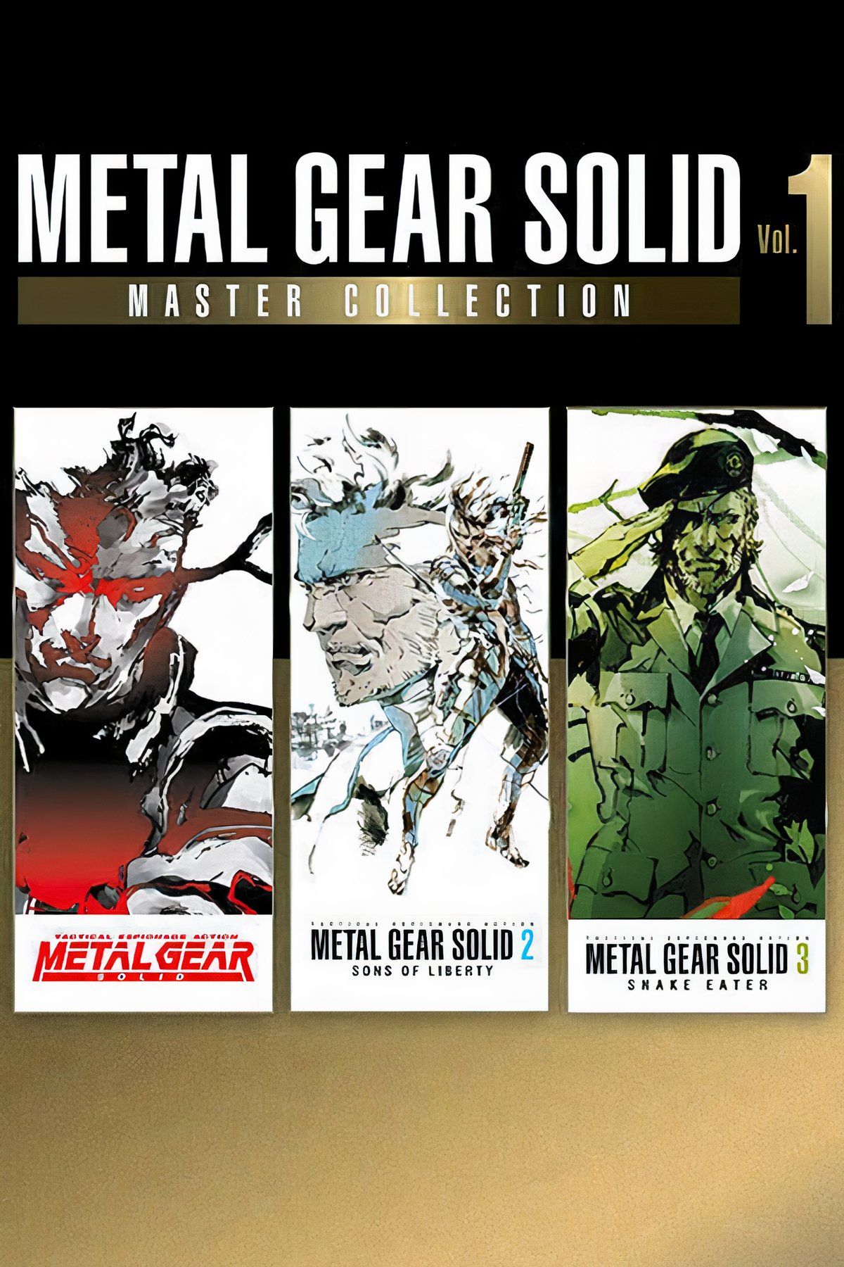 Metal Gear Solid Master Collection Vol. 1 Tag Page Cover Art