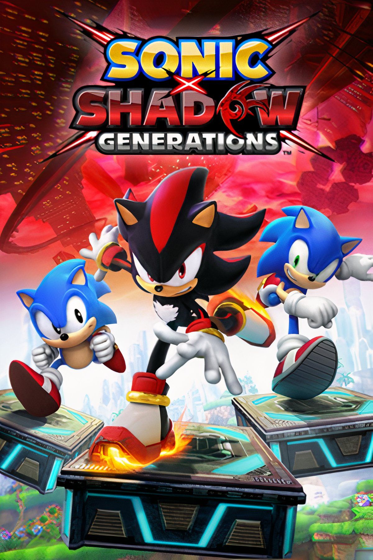 Sonic X Shadow Generations Tag Page Cover Art