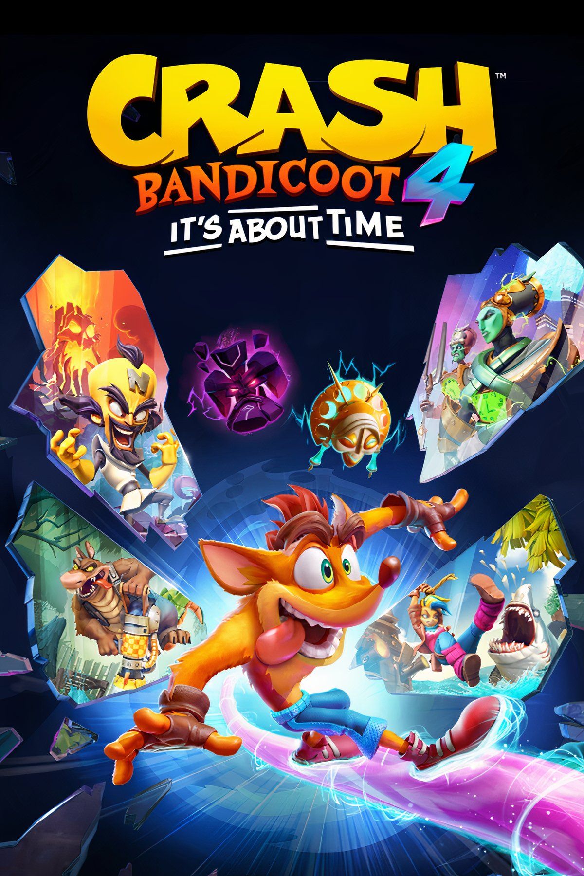 Crash Bandicoot 4: It's About Time Tag Page Cover Art