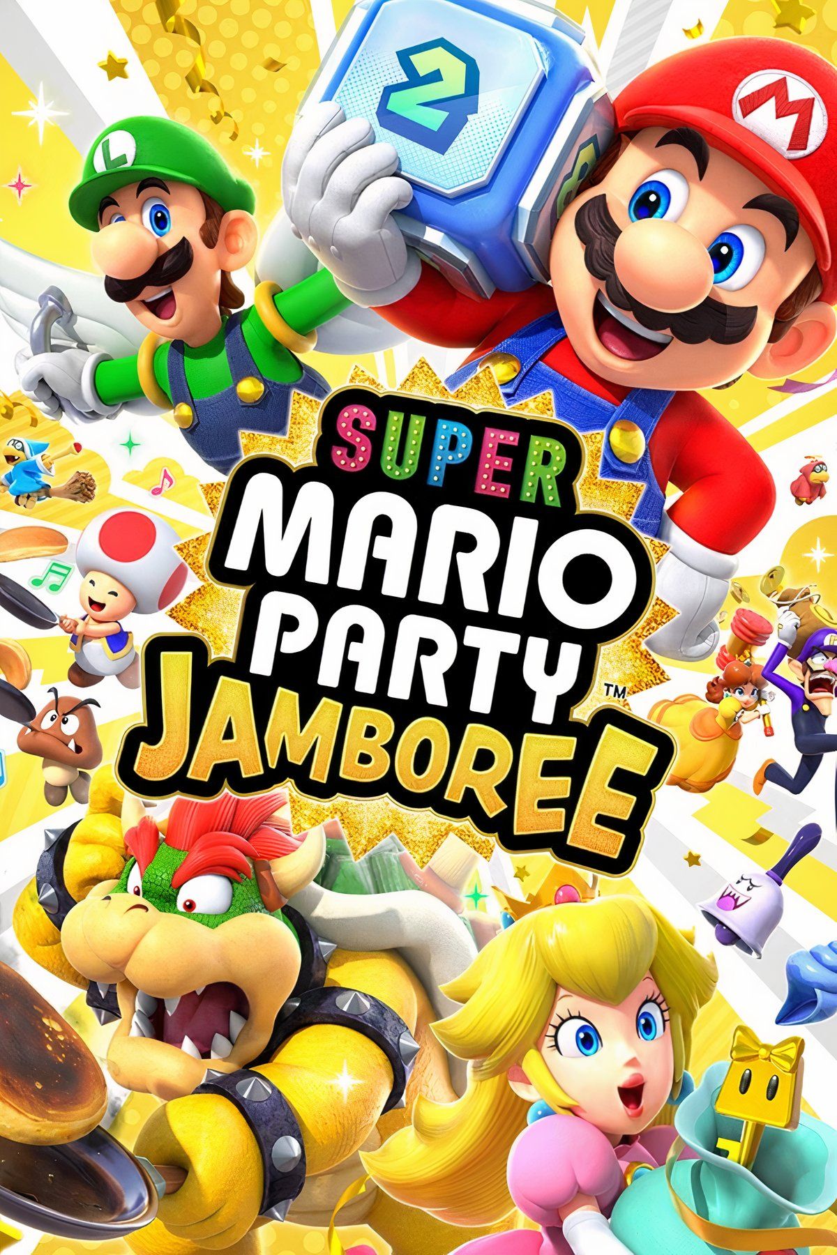 Super Mario Party Jamboree Tag Page Cover Art. 