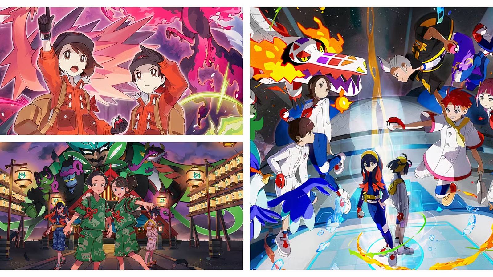 Selection of character artwork.