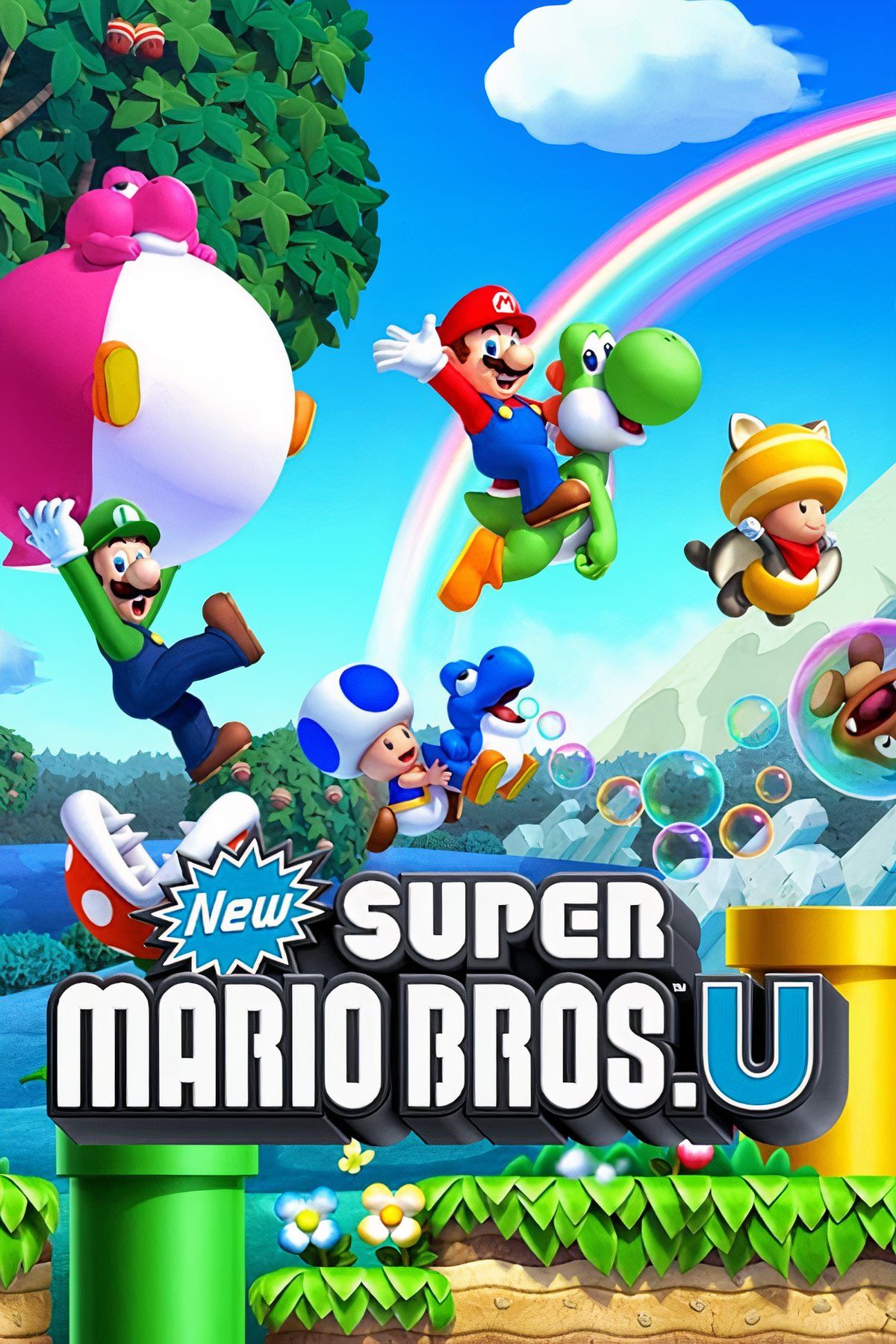 New Super Mario Bros. U Tag Page Cover Art