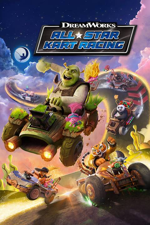 DreamWorks All-Star Kart Racing Tag Page Cover Art