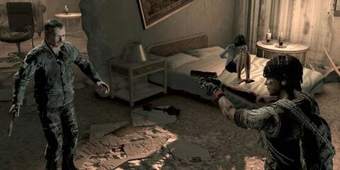 I Am Alive - Protagonist Aiming Gun