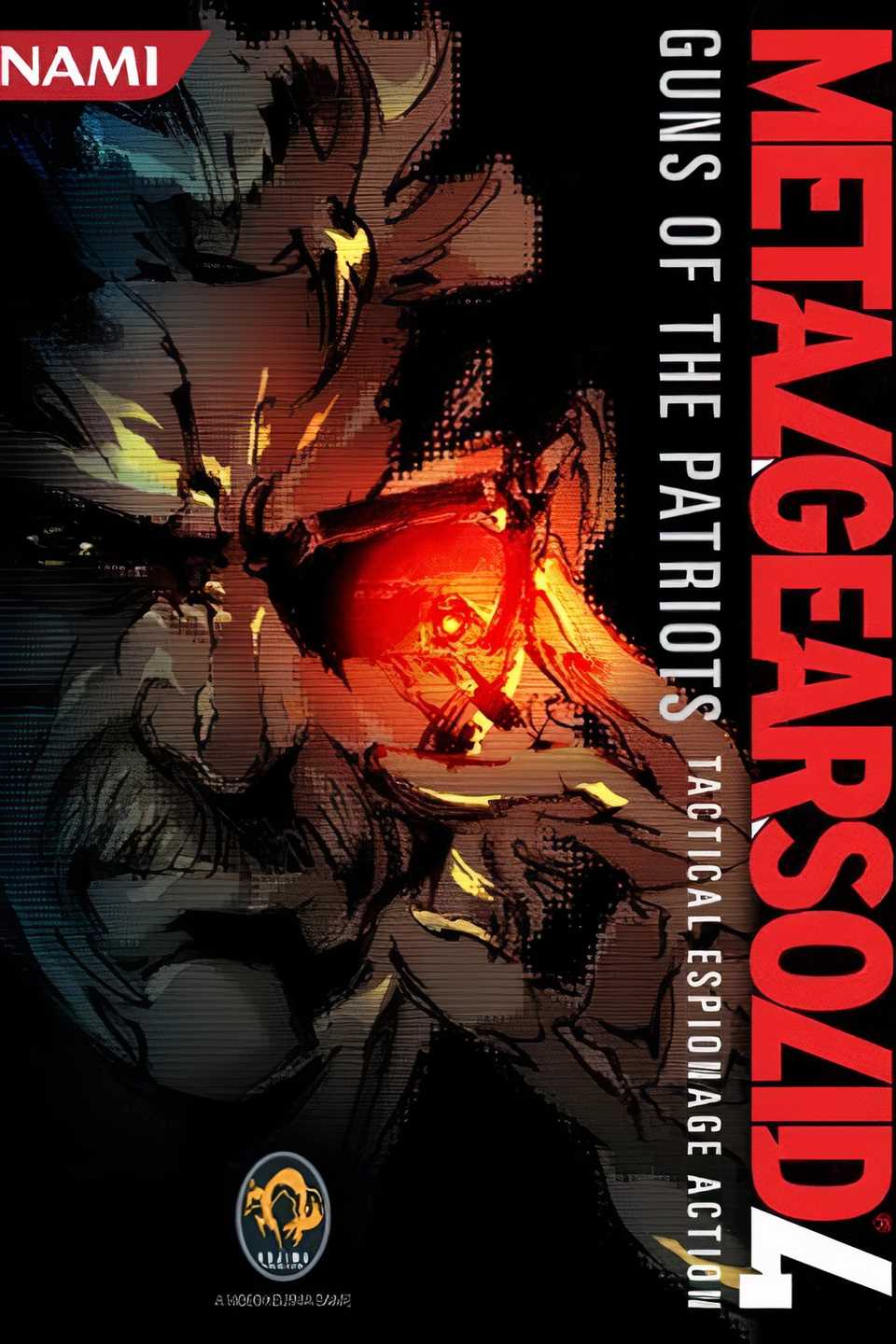 Cover Art Halaman Tag Metal Gear Solid 4 Guns of the Patriots.