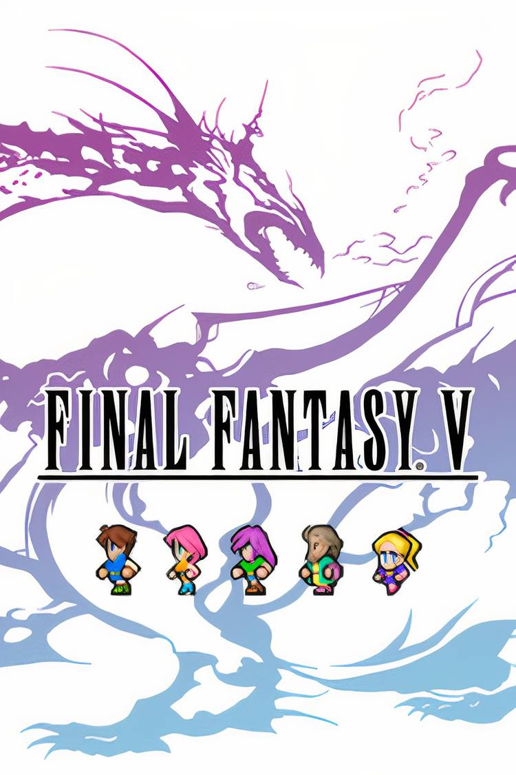 Final Fantasy 5 Tag Page Cover Art