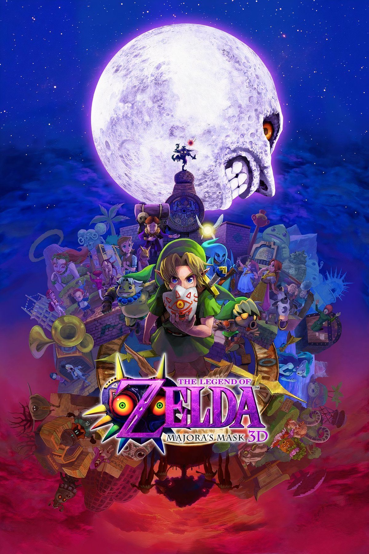 The Legend of Zelda: Majora's Mask 3D Tag Page Cover Art