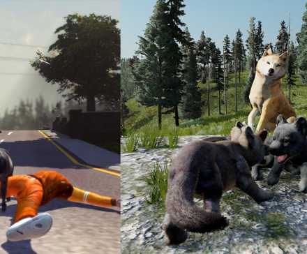 A collage of anthropomorphic characters from various video games, showcasing diverse designs and species.
