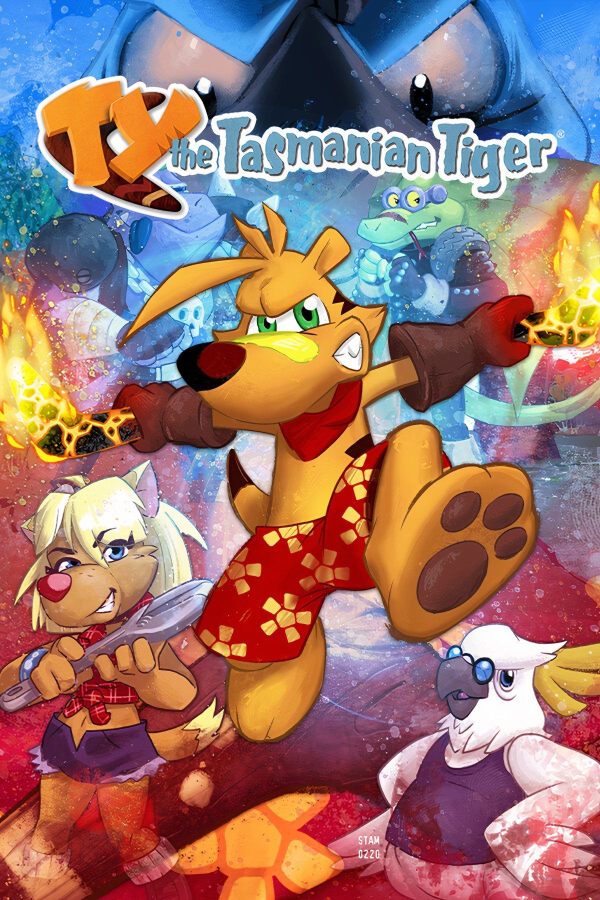 Ty the Tasmanian Tiger Tag Page Cover Art