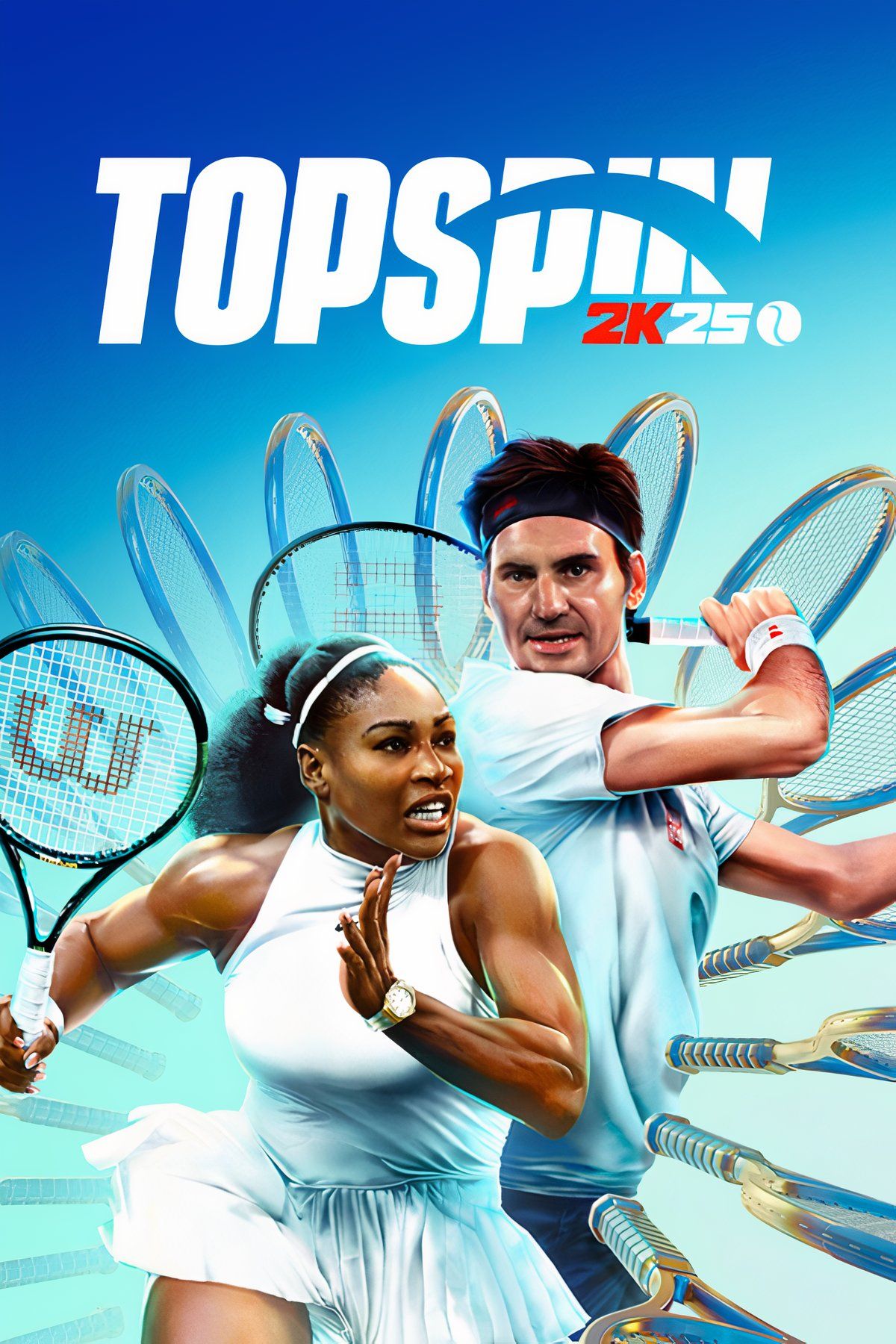 Arte de portada de la página de la etiqueta Topspin 2K25