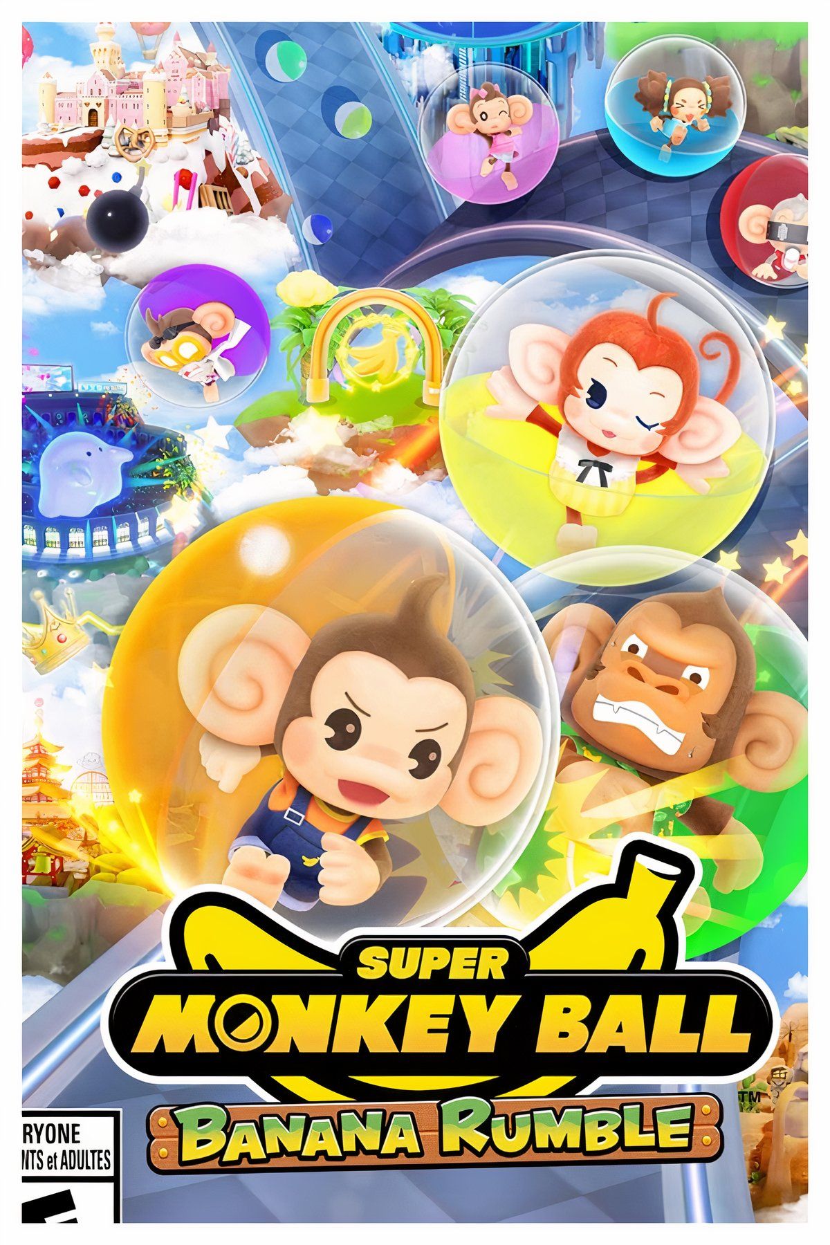 Super Monkey Ball Banana Rumble Tag Page Cover Art