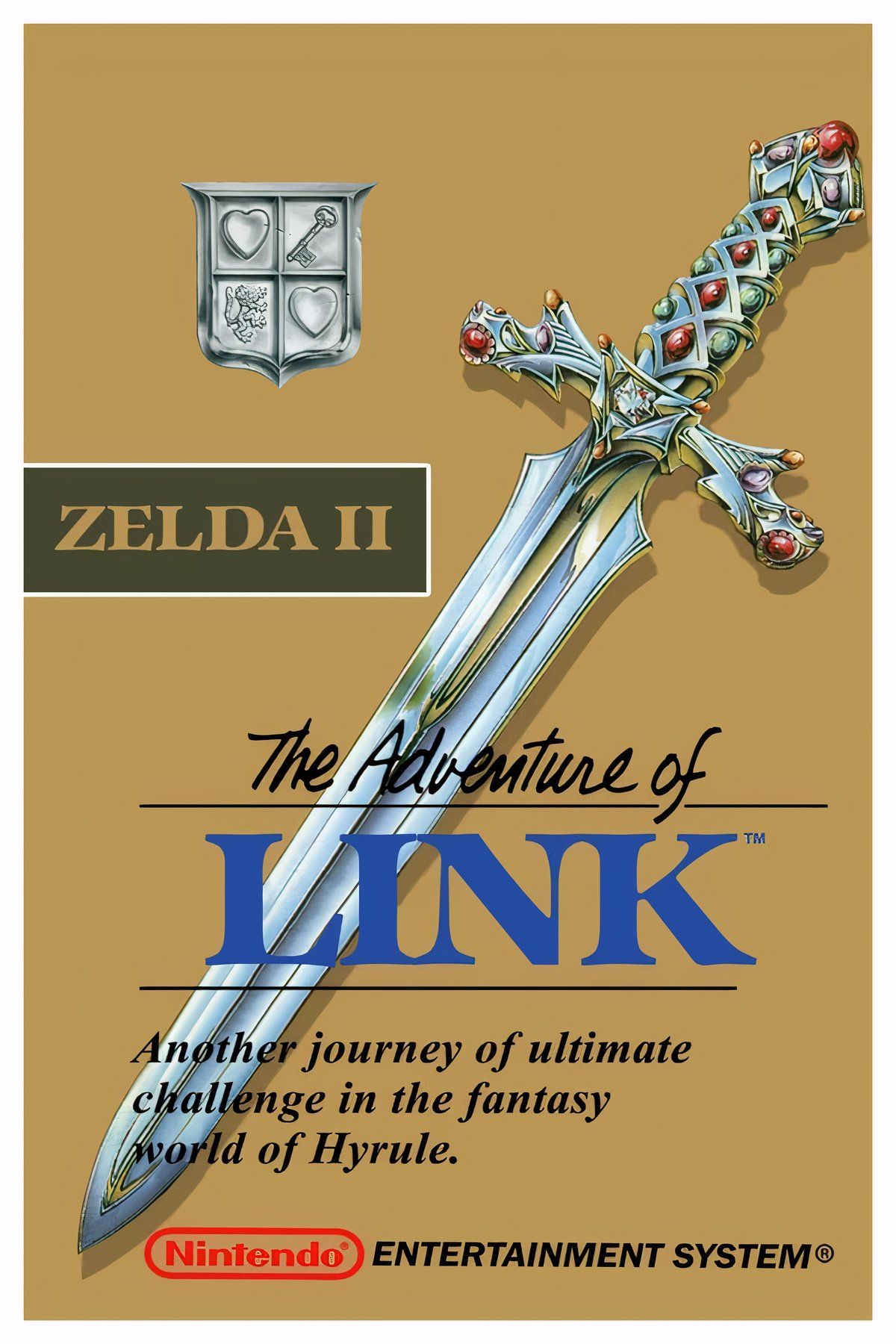 Zelda II: The Adventure of Link Tag Page Cover Art