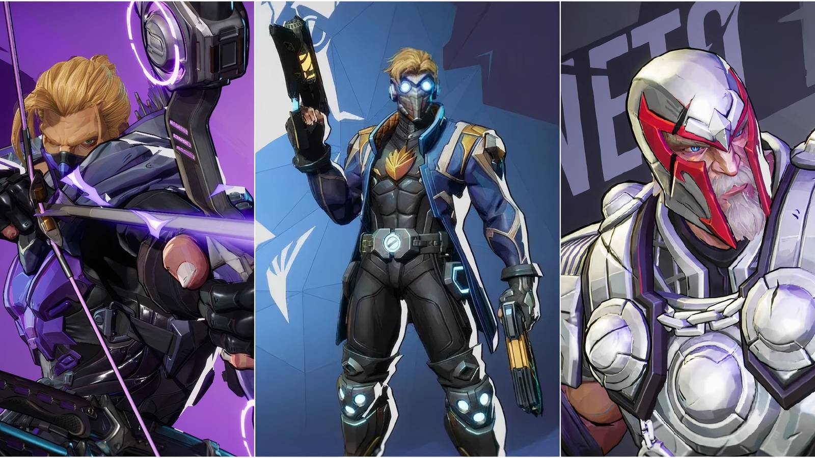 Hawkeye, Star-Lord, Magneto 