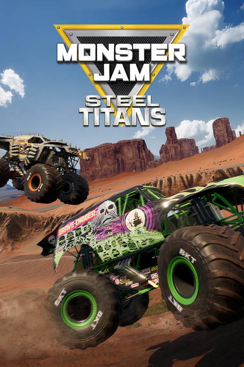 Monster Jam Steel Titans Tag Page Cover Art