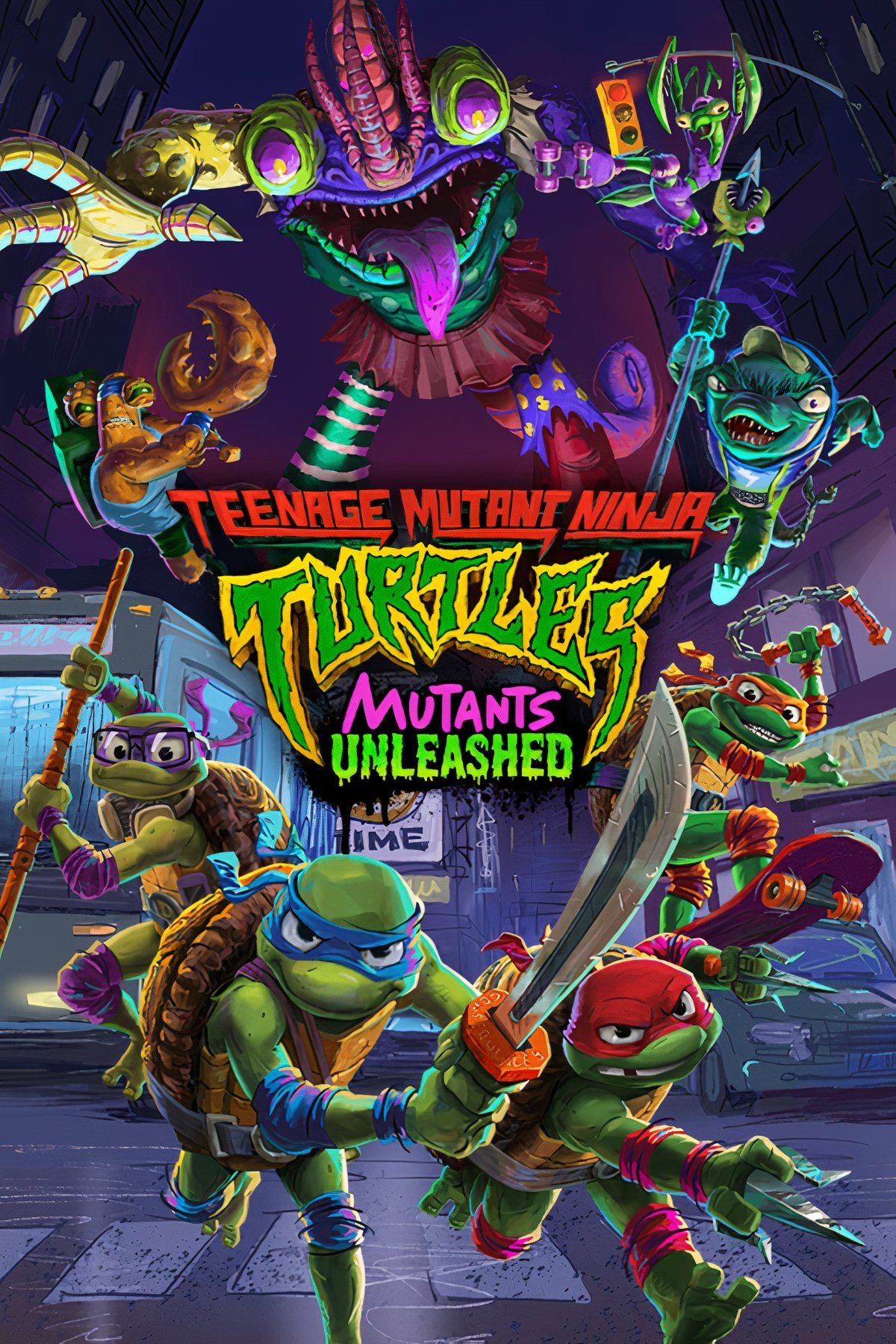 Teenage Mutant Ninja Turtles: Mutants Unleashed Tag Page Cover Art